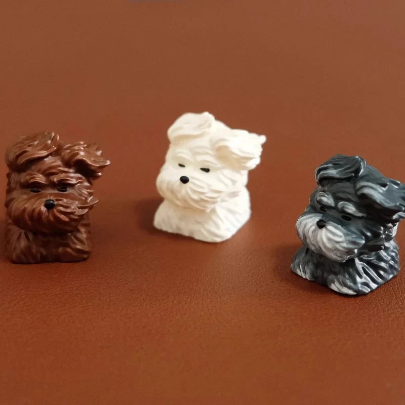 1pcs Stray Dog Personalized Theme Keycap 25mm Height Abs Class Resin Material Mechanical Keyboard Anime Cartoon Cute Game Keycap