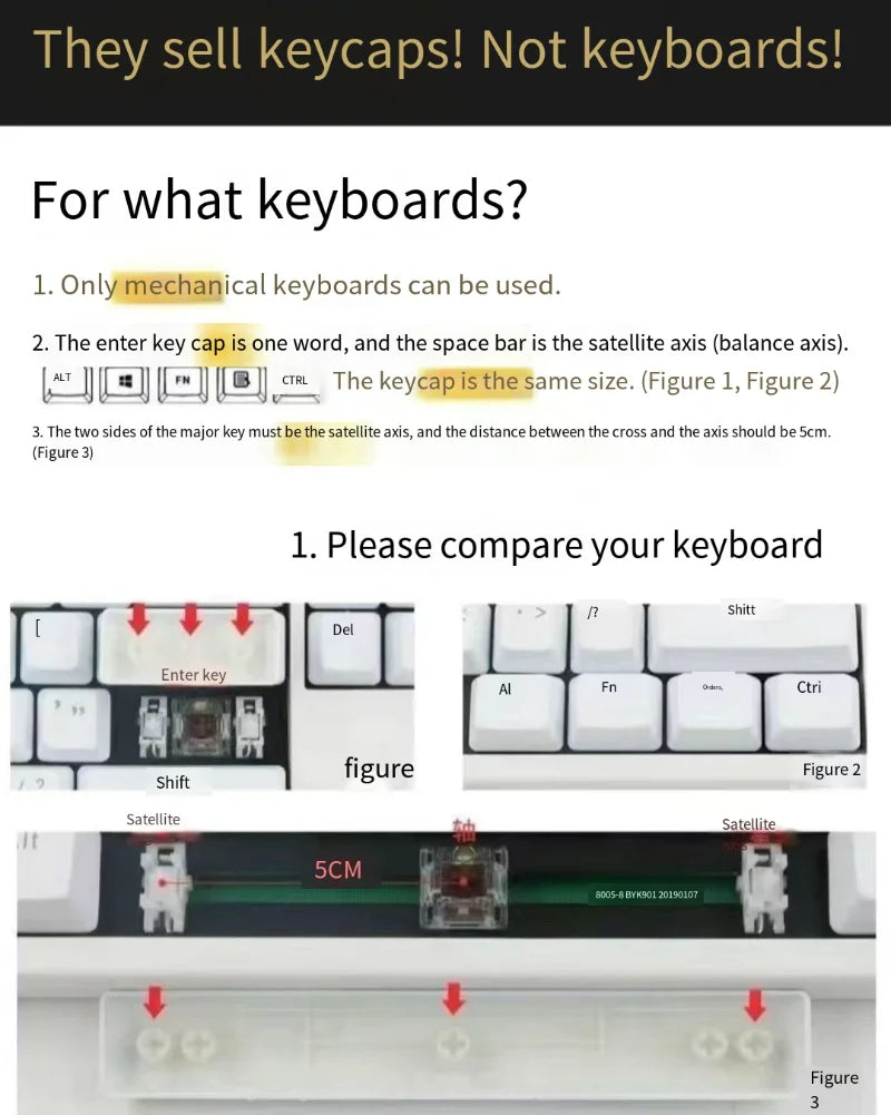 Sanrio Anime Kawaii Kuromi Keycaps  Cartoon Style Mechanical Keyboard Key Caps Cute PBT Key Caps Keyboard Accessories