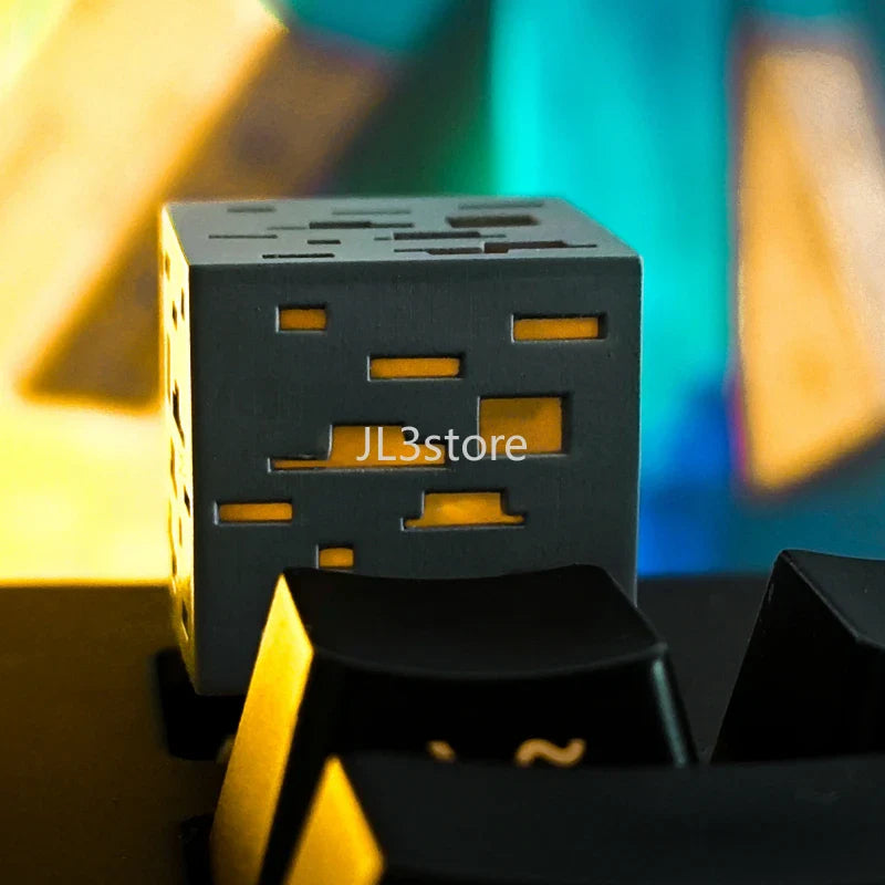 Keycap three-dimensional creative keycap mechanical keyboard transparent keycap esc ore keycap