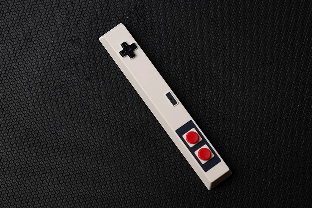 Retro Gamepad Keycap 6.25u spacebar Artisan Keycap ABS Material For MX switches for Gaming Mechanical keyboard Black White