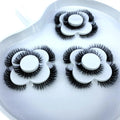 9 Pairs 8-25 mm 3d Mink Lashes Bulk Faux with Custom Box Wispy Natural Mink Lashes Pack Short Wholesales Natural False Eyelashes
