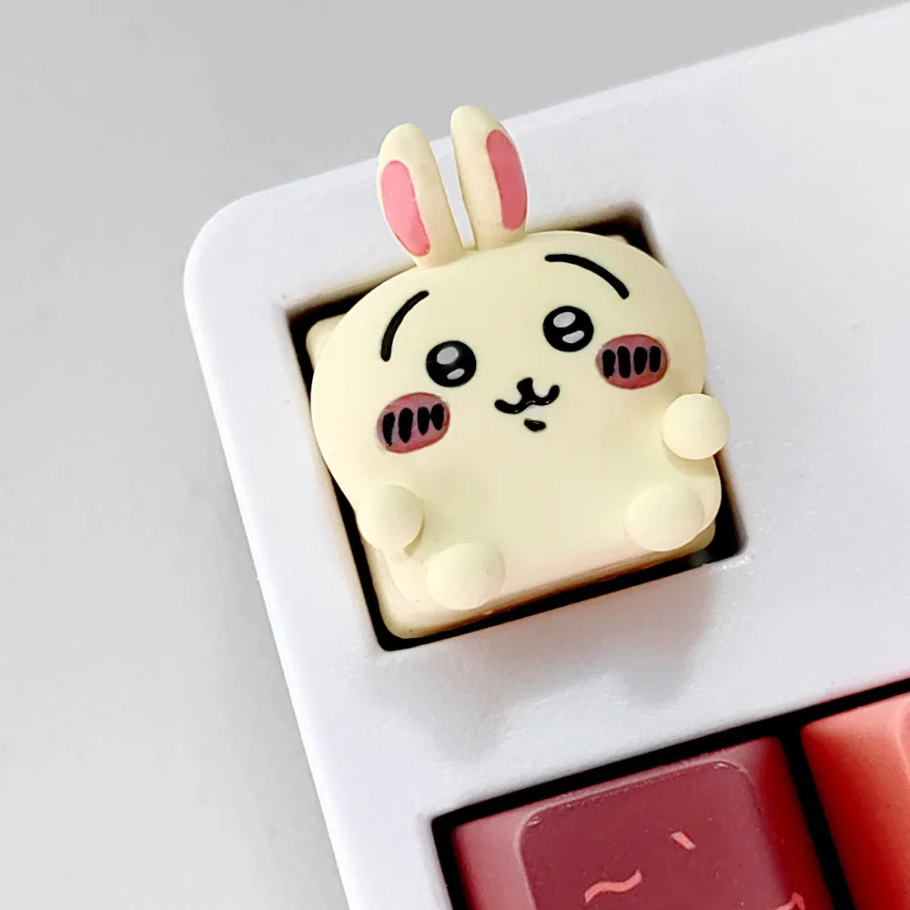 Mechanical Keyboard 1pcs Keycaps Cute Girls Cute Anime Personalized Keycaps Resin Materials Gaming Esports Customized Office