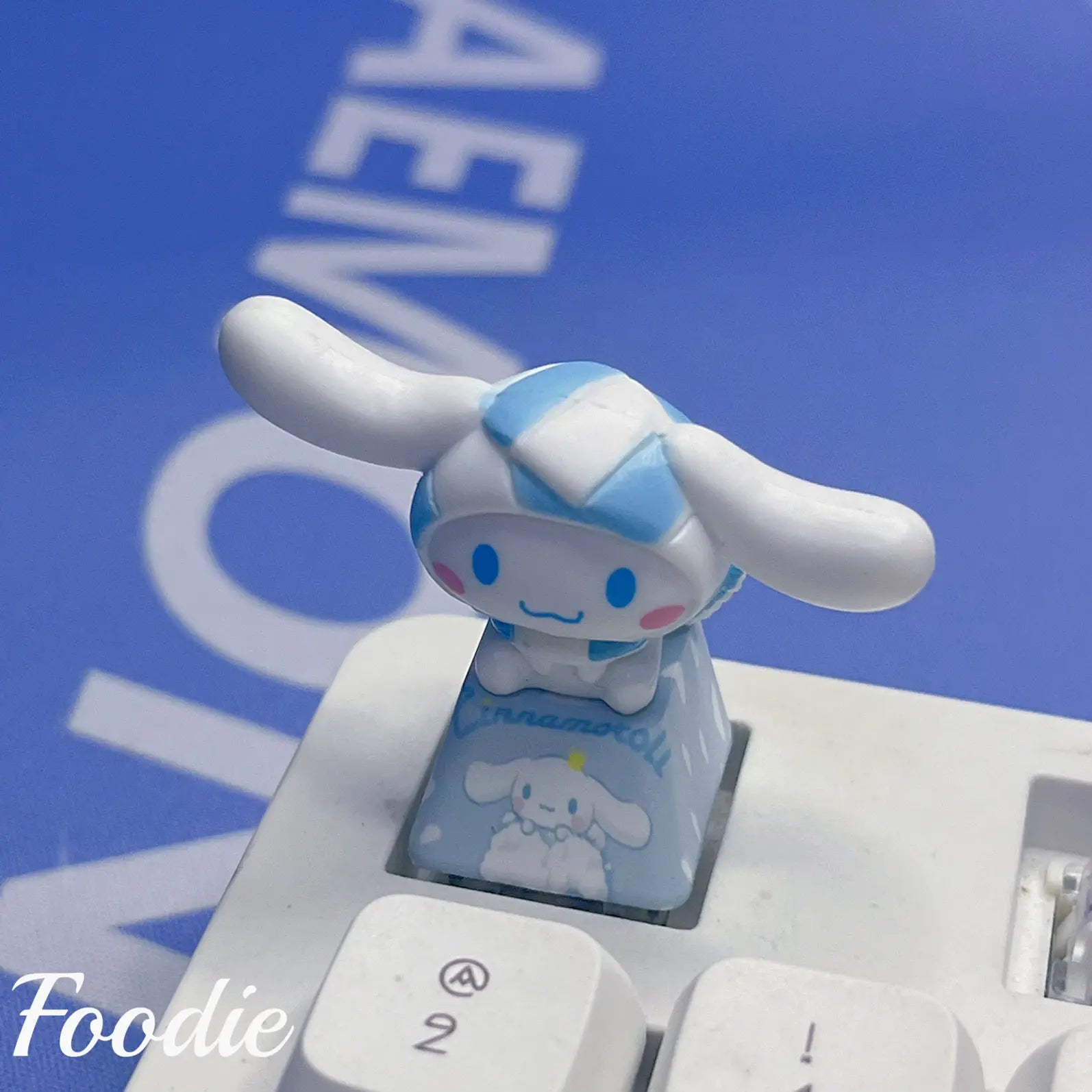 Sanrio Anime Cinnamon Roll DIY Keycap Cute Cartoon Melody Coolomey Translucent Cross Mechanical Keyboard ESC Base Keycap Gift