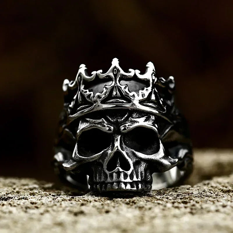 Punk Trend Spider Insect Open Adjustable Ring Men Street Hip Hop Fashion Cool Jewelry Boy Gift