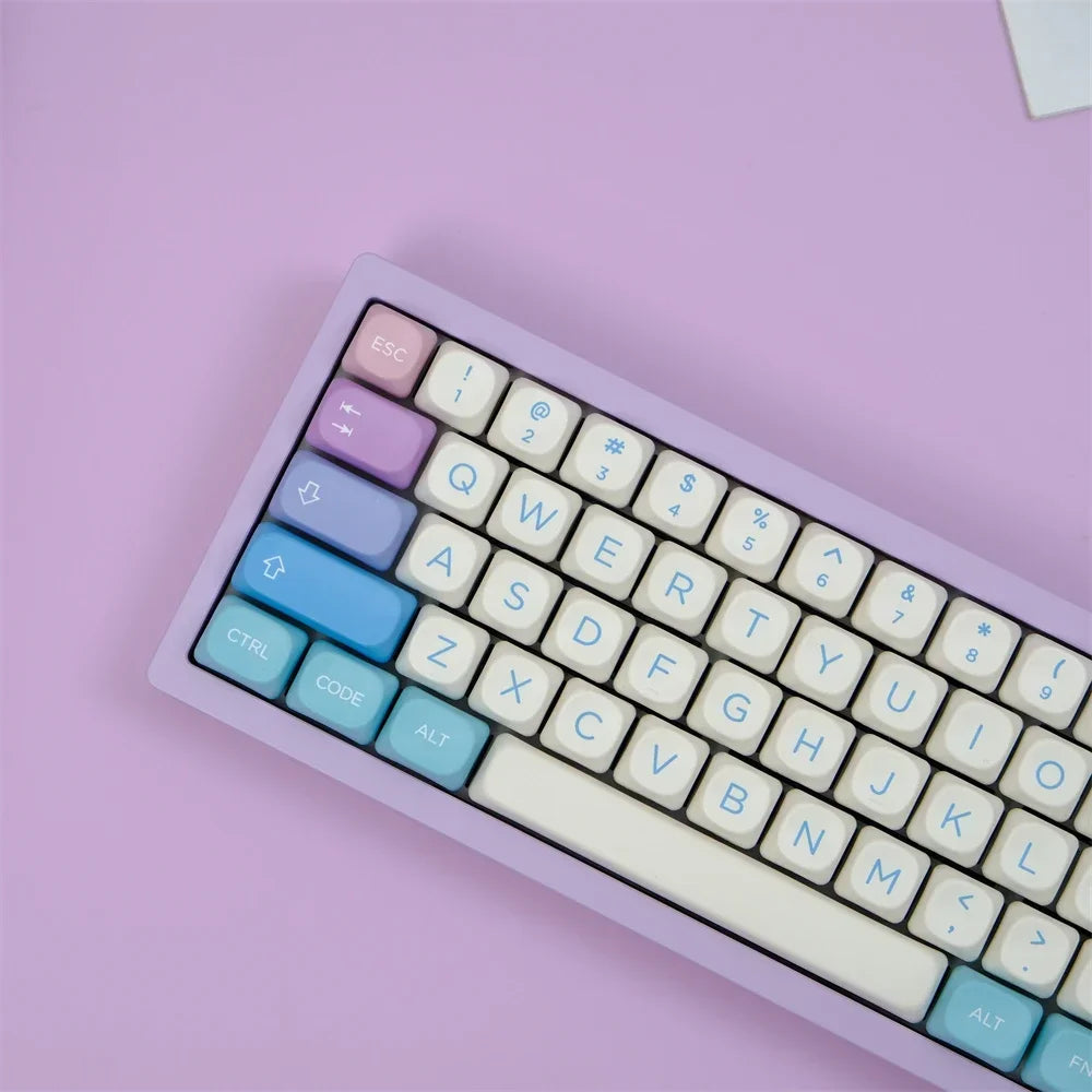 PBT Keycap 129 Key Fairy Keycaps MOA Profile Dye Sublimation Keycap For Gaming Mechanical Keyboard Keycap MX Switch MOA Key Caps