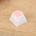 1pc Cute Cat Paw Keycaps For Mechanical Keyboard Cherry MX Switch DIY Custom Key Cap Soft Silicone Keycup Artisan Pink Color