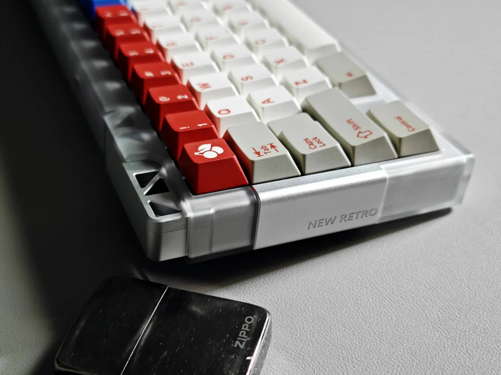 GMK Red Alert Theme Keycaps Cherry Profile PBT Thermal Sublimation Keycap Customized Keycaps Compatible with Mechanical Keyboard
