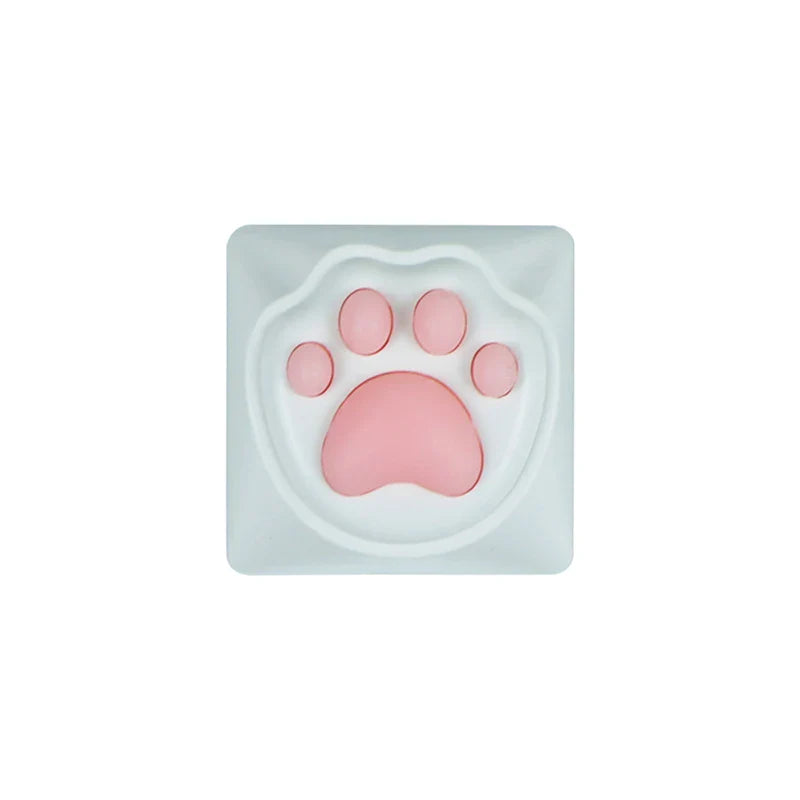 Kawaii Cute Soft Silicone Cat Paws OEM ABS Keycap For Mechanical Keyboard Cherry MX Switch