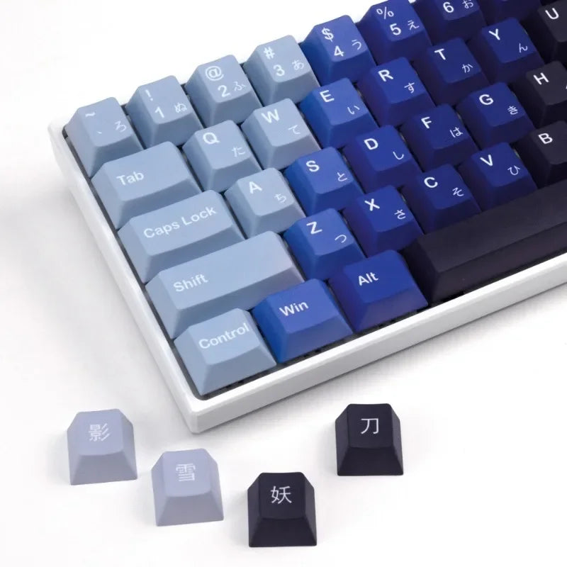 Keycaps for Keyboard with Japanese Layout Anime Keycaps PBT Dye-Sublimation Thick Keycaps Cherry Profile133 134 135Keys