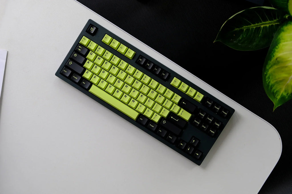 Cherry Profile 253 Keys Toxic Keycap Set Double Shot  Keycaps for Gateron MX Switches Mechanical Gamer Keyboard