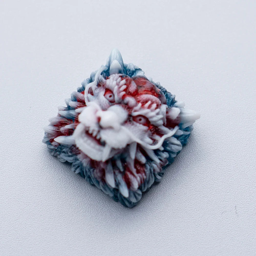 ECHOME Dragon Keycap 3D Resin Keycap for Mechanical Keyboard Custom Handmade Cool Key Cap Keyboard Accessories Decoration Gift