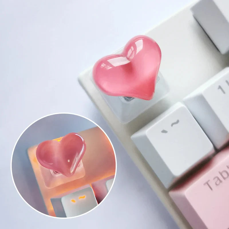 DIY Keycap Cute Cartoon Melody Coolomey Translucent Cross Mechanical Keyboard ESC Base Translucent Keycap