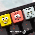 Cute Anime Keycaps 3D Resin Sea Star Pink Handmade Keyboard Caps Customized Artisan Keycaps for Mechanical Keyboard Accessories