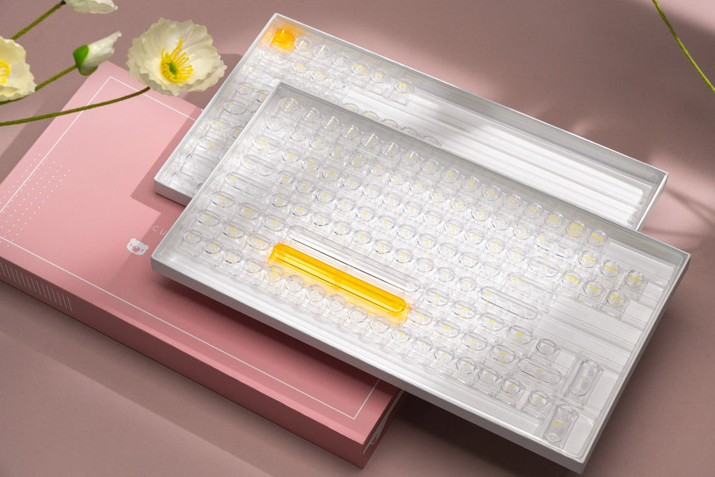Transparent Keycaps PC 170 Keys Set for Mechanical Keyboard Keycap Accessories Personalized Customization DDA Profile Keycaps