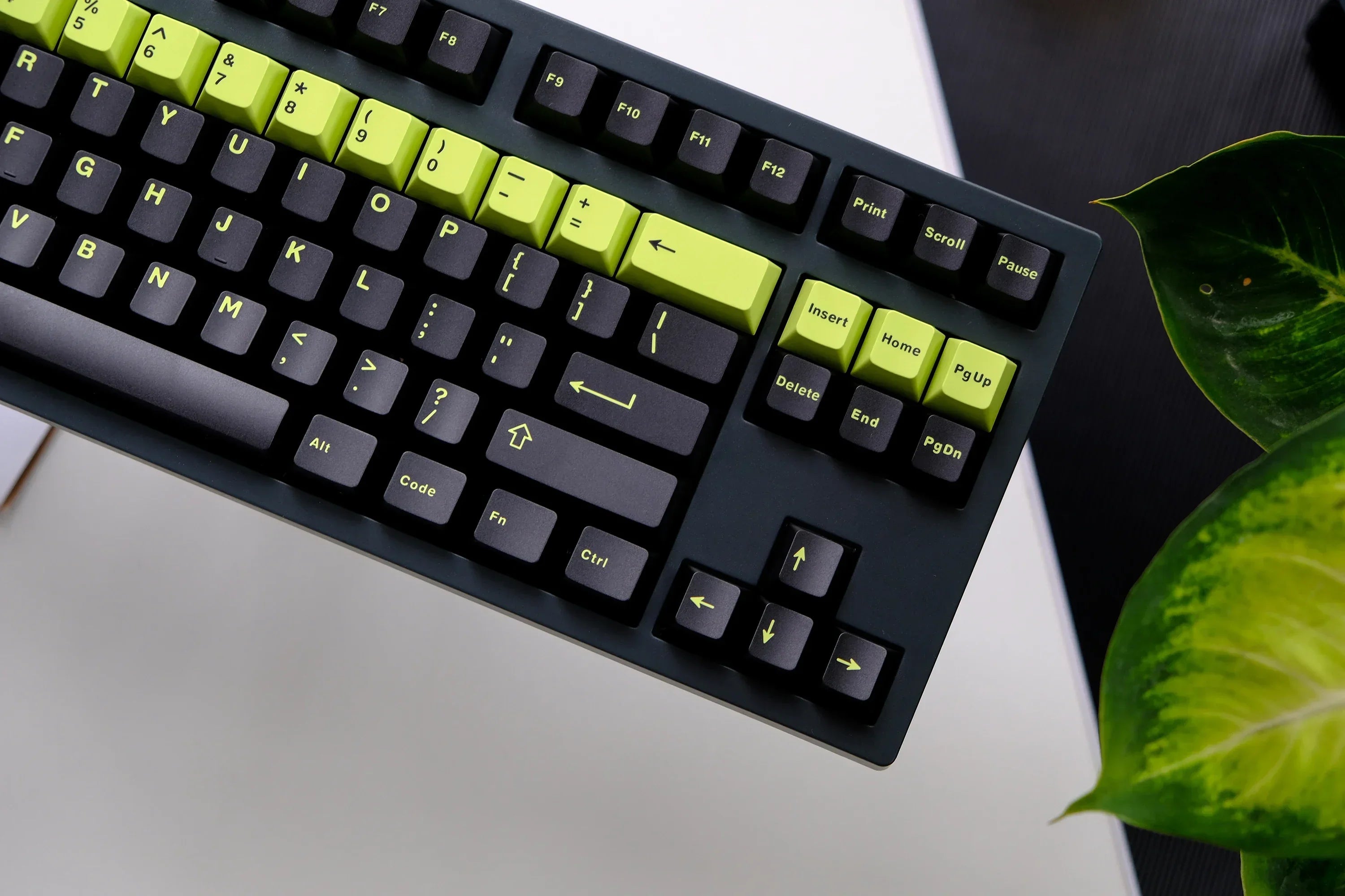Cherry Profile 253 Keys Toxic Keycap Set Double Shot  Keycaps for Gateron MX Switches Mechanical Gamer Keyboard