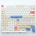 KBDiy GMK Soymilk Keycap 135 Keys PBT Japanese Korean Keycap ISO Enter Cherry Profile for GMK67 K500 Gaming Mechanical Keyboard