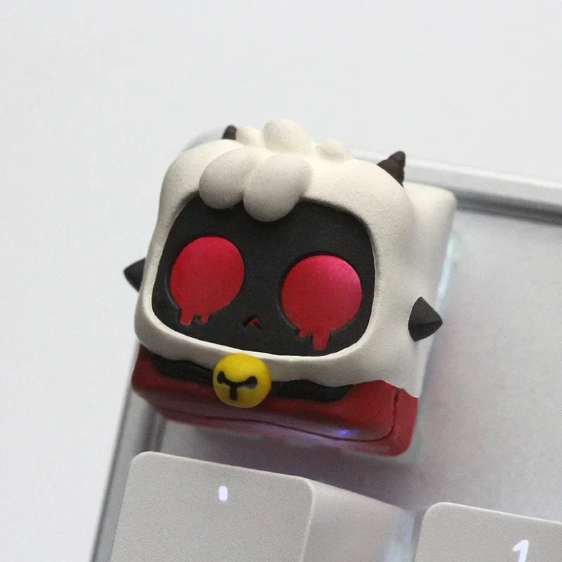 Anime Keycaps Cute Resin Keycap Cherry Profile Custom Artisan Keycaps for Mechanical Keyboard Key Caps Switch Opener Gamer Gifts