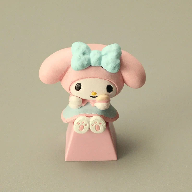 Cute Cartoon Melody Single Keycap for Cherry Mechanical Keyboard Personalized Handmade Keycap Keyboard Decoration