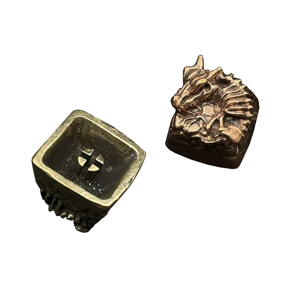 Dragon Bone Keel Design Metal Keycaps For Cherry Mx Gateron Kailh Box TTC Cross Switch Mechanical Keyboard Colorful ESC Key Cap