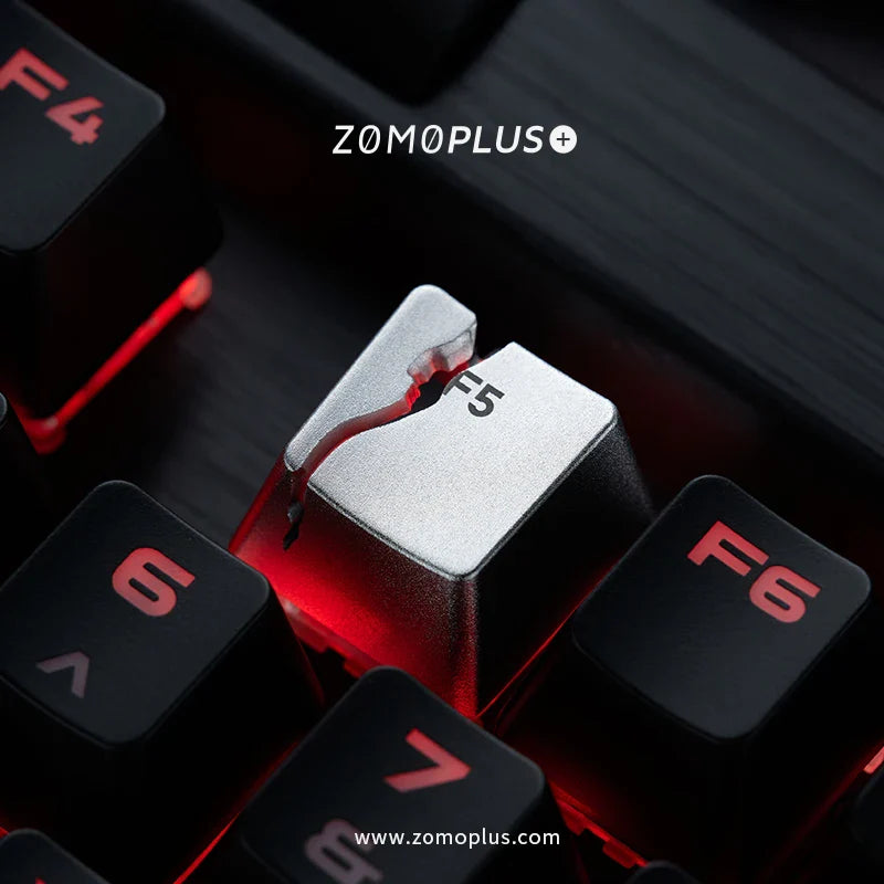 Broken F5 Keycap Customized Keyboard Metal Replacement Key for Keyboard Cross Axis Keyboard Creativity Split Page Refresh Keys