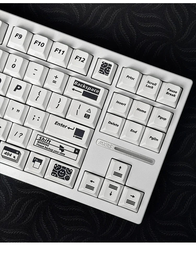 BarbarousGiGi PBT Original Profile Thermal Sublimation Cross Shaft Axis Switch 139 Key Caps for Custom Mechanical Keyboard Caps