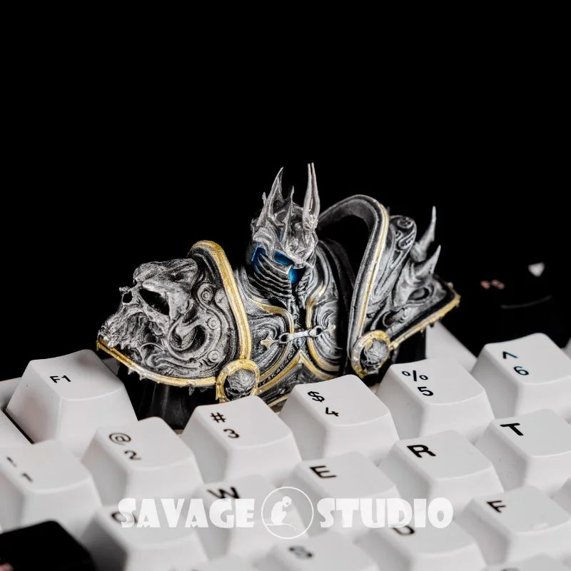 Anime Keycaps World of Warcraft Frostmourne Translucent Key Caps Mechanical Keyboard Caps Korean Keycap Game Peripheral Gifts