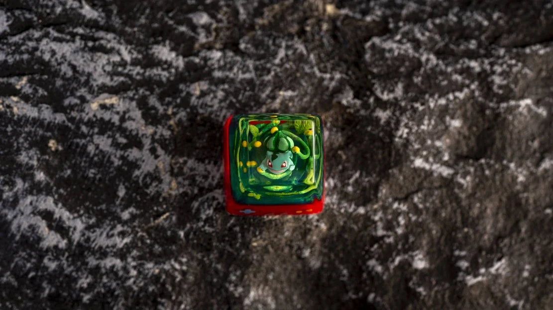 Anime Cartoon Super Transparent PBT Keycap Personality Pink 3D Handmade Cute Gift Mechanical Keyboard Decoration ESC