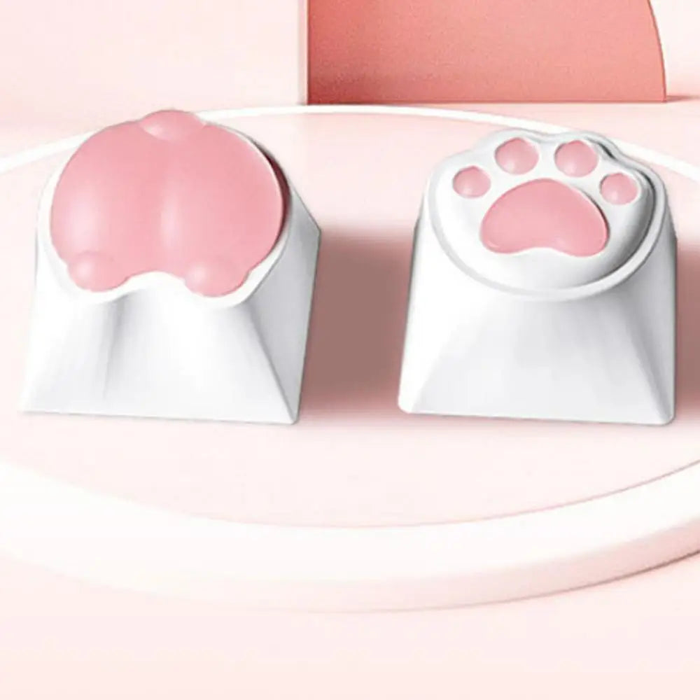 Cat Keycaps Cute Keycaps Compatible With Mechanical Keyboard Computer Accessories Cat Paws And Butts Keyboard Caps