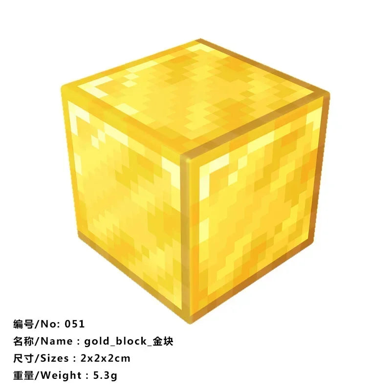 10pcs Minecraftinglys Magnetic Blocks Anime Children Puzzle Assembled Toy Doll Mini Magnetic Cube Model Kids Construction Toys