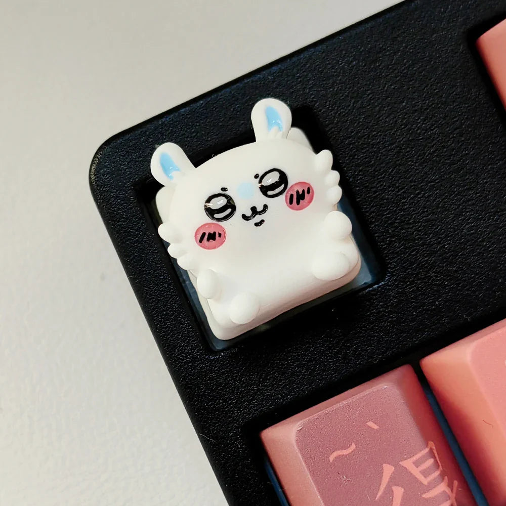 Mechanical Keyboard 1pcs Keycaps Cute Girls Cute Anime Personalized Keycaps Resin Materials Gaming Esports Customized Office
