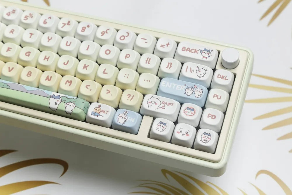 144 Keys Xiaoba Keycaps PBT Keycaps Five-sided Sublimation MOA Profile Keycaps For MX Switch Gaming Mechanical Keyboard Keycap