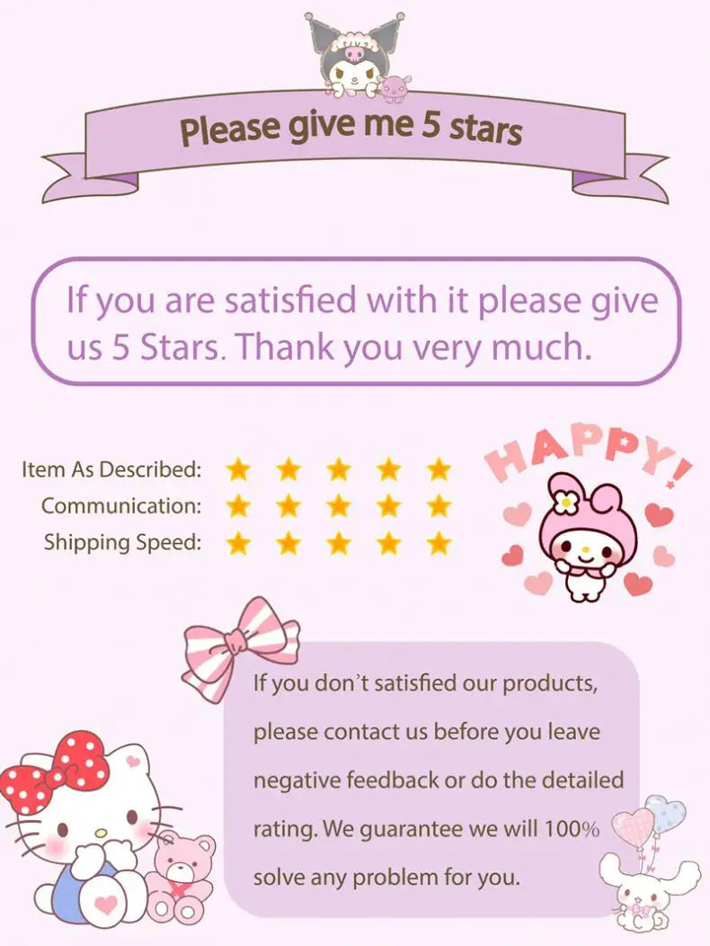 Kawaii Sanrio My Melody Cinnamoroll Kuromi Keycap Esc Base Transparent Cross Axis Mechanical Keyboard Keycaps Decorate Girl Gift