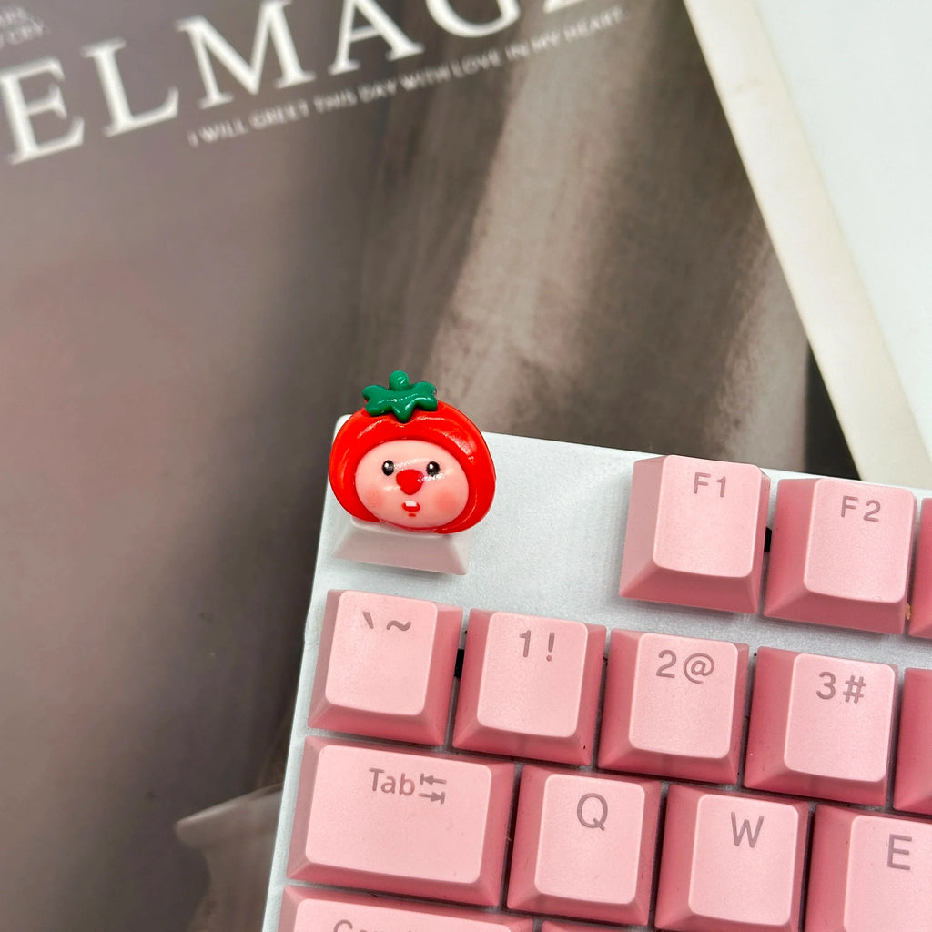 Keycaps Hand-made Resin Keycap Mechanical Keyboard Keycaps Cute Beaver Loopy Customized Gaming Accessories Decoration Gifts