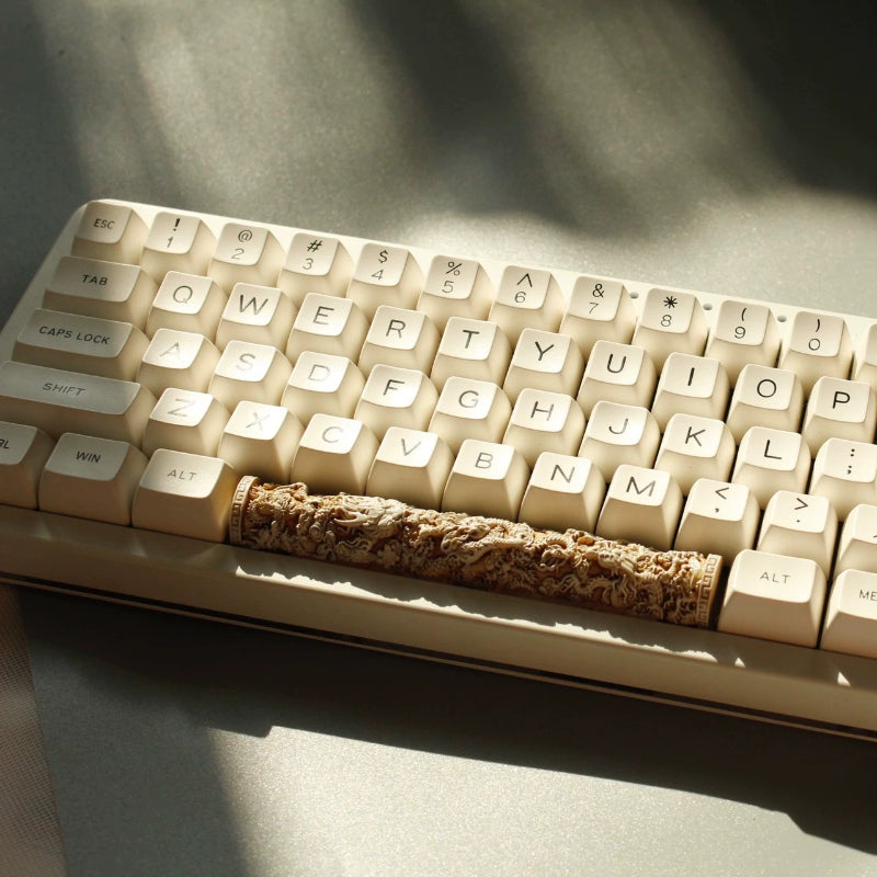 ECHOME Dragon Pillar Space Bar 6.25U Resin Artisan Keyboard Cap Original Chinese Culture Custom KeyCap for Mechanical Keyboard