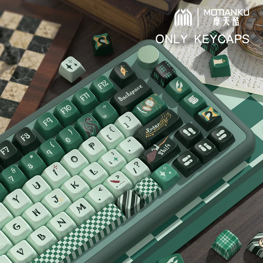 Original Theme Keycaps MDA Profile cute Anime PBT Keycap custom For Mechanical Keyboard with iso layout and 7U space bar