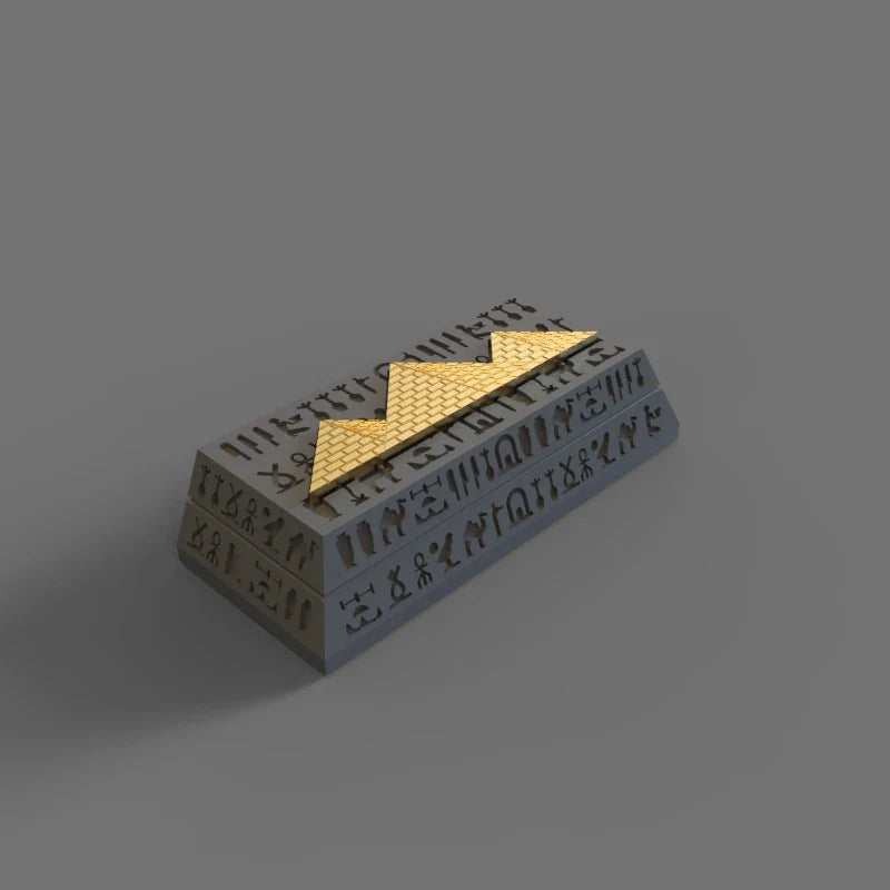 ECHOME Egyptian Personalized Keycap Pyramid Sphinx Resin Keycap for Mechanical Keyboard Custom Key Cap Keyboard Accessories Gift