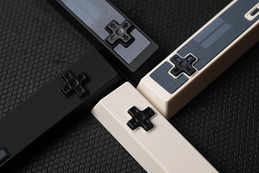 Retro Gamepad Keycap 6.25u spacebar Artisan Keycap ABS Material For MX switches for Gaming Mechanical keyboard Black White