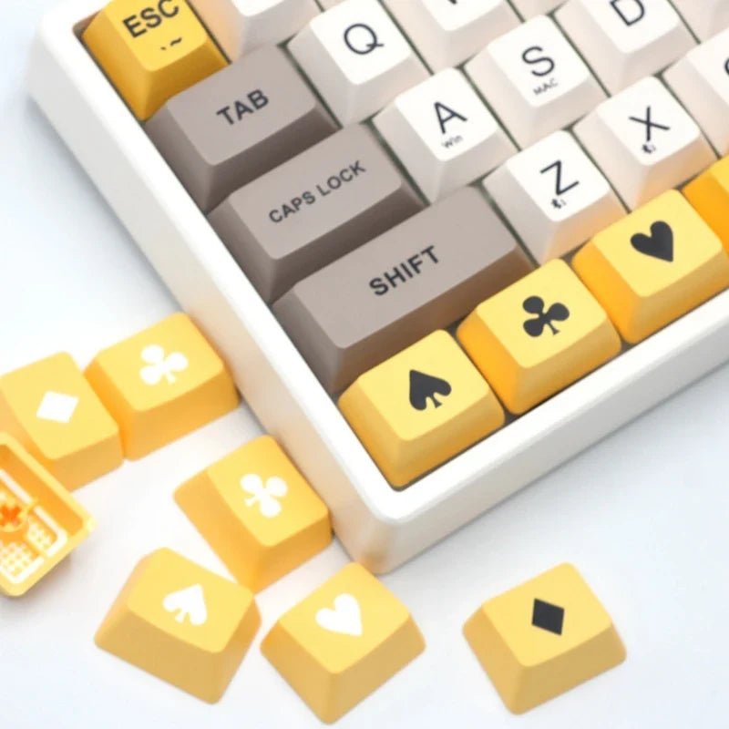 4Pcs/Set 1.25U 10mm PBT OEM Keycaps Design Personality Key Keycap for Gaming Mechanical Keyboard PBT Keycaps Dropshipping