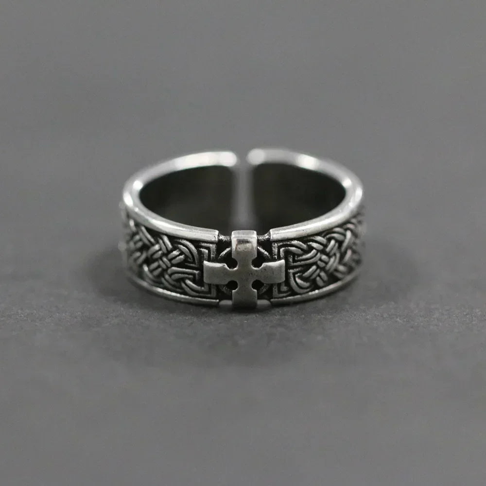 Punk Trend Spider Insect Open Adjustable Ring Men Street Hip Hop Fashion Cool Jewelry Boy Gift
