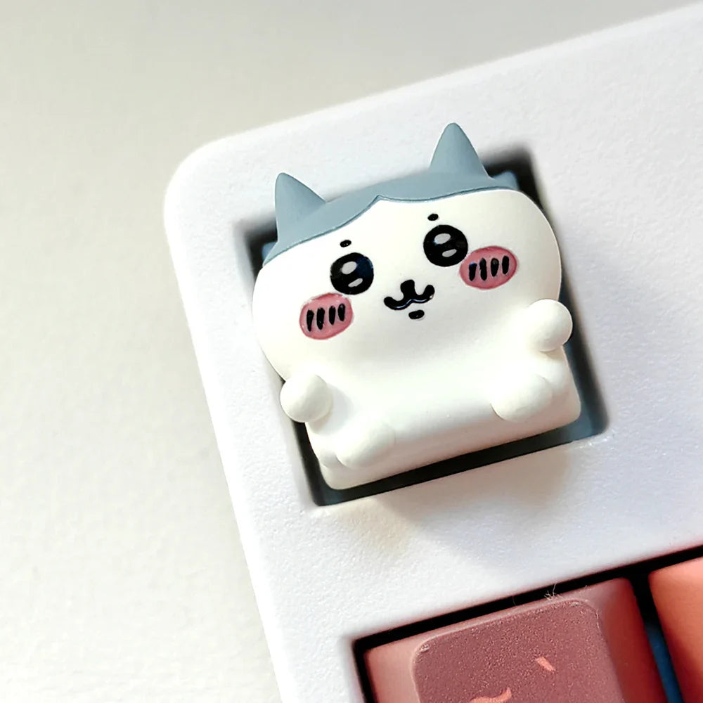 Mechanical Keyboard 1pcs Keycaps Cute Girls Cute Anime Personalized Keycaps Resin Materials Gaming Esports Customized Office