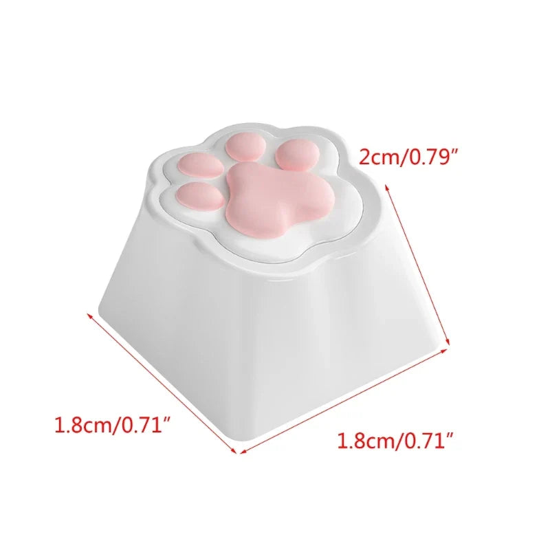 3D Claw Keycaps MX Structure Keycaps ABS+Silicone OEM Keys Caps Customizable Paw KeyCaps