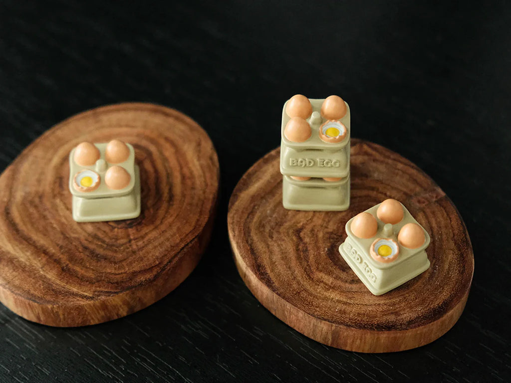 Egg Key Cap Resin 3D Artisan Keycap Cute Original Cartoon Keyboard Caps Custom Keycaps for Mechanical Keyboard Accessories Gift