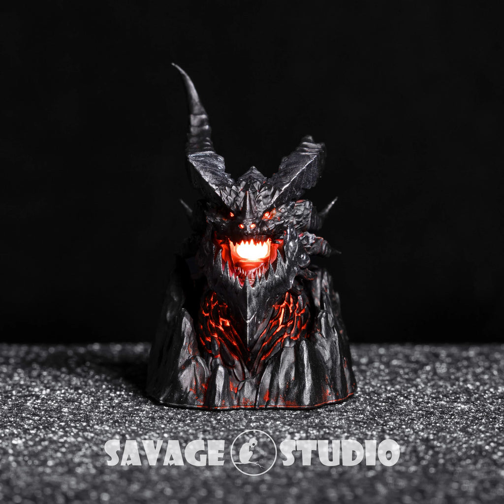 Warcraft Theme Keycap Frostmourne Keycaps Handmade Resin Backlit Key Cap MX Switch Customized Mechanical Keyboard  Accessories