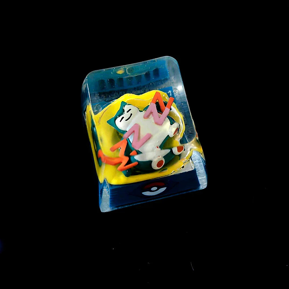 Anime Cartoon Super Transparent PBT Keycap Personality Pink 3D Handmade Cute Gift Mechanical Keyboard Decoration ESC