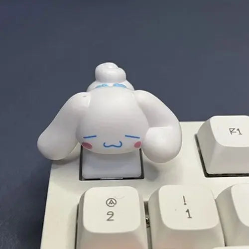 Sanrio Anime Cinnamon Roll DIY Keycap Cute Cartoon Melody Coolomey Translucent Cross Mechanical Keyboard ESC Base Keycap Gift