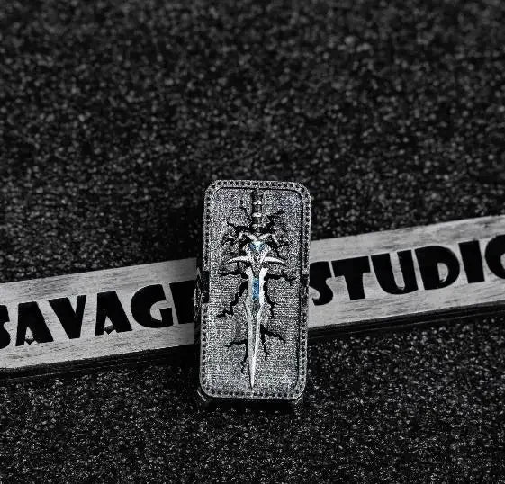 Anime Keycaps World of Warcraft Frostmourne Translucent Key Caps Mechanical Keyboard Caps Korean Keycap Game Peripheral Gifts