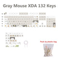 Orange squirrel Gray Rat Theme Keycap XDA Profile Key cap English Korean for 61/64/68/84/87/96/98/104 Mechanical Keyboard Keycap