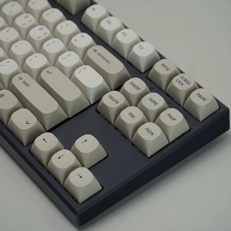 Idobao Retro MA Keycaps for MAC Keyboard Keycap PBT Original Design for Mechanical Keyboard Cherry MX Switches Simplism Key Caps