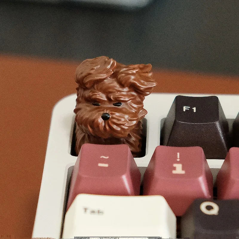 1pcs Stray Dog Personalized Theme Keycap 25mm Height Abs Class Resin Material Mechanical Keyboard Anime Cartoon Cute Game Keycap