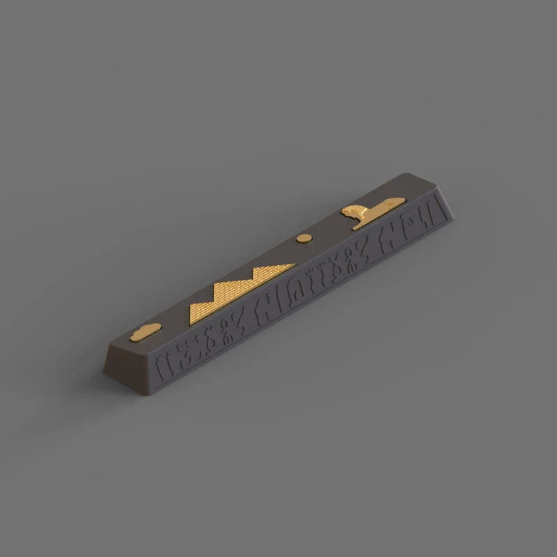 ECHOME Egyptian Personalized Keycap Pyramid Sphinx Resin Keycap for Mechanical Keyboard Custom Key Cap Keyboard Accessories Gift